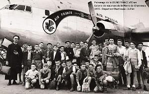 COLO JEUNE FRANCE 1955 Depart en Chartreuse juillet  2